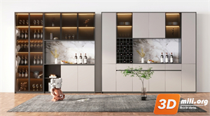 Wine cabinet Skp Files